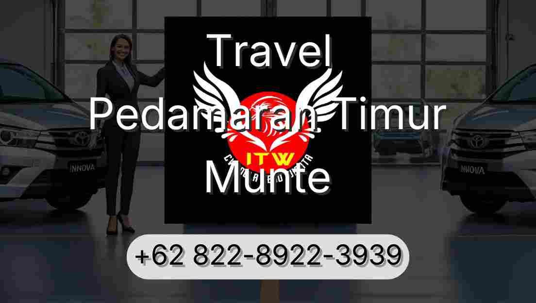 Travel Pedamaran Timur Munte