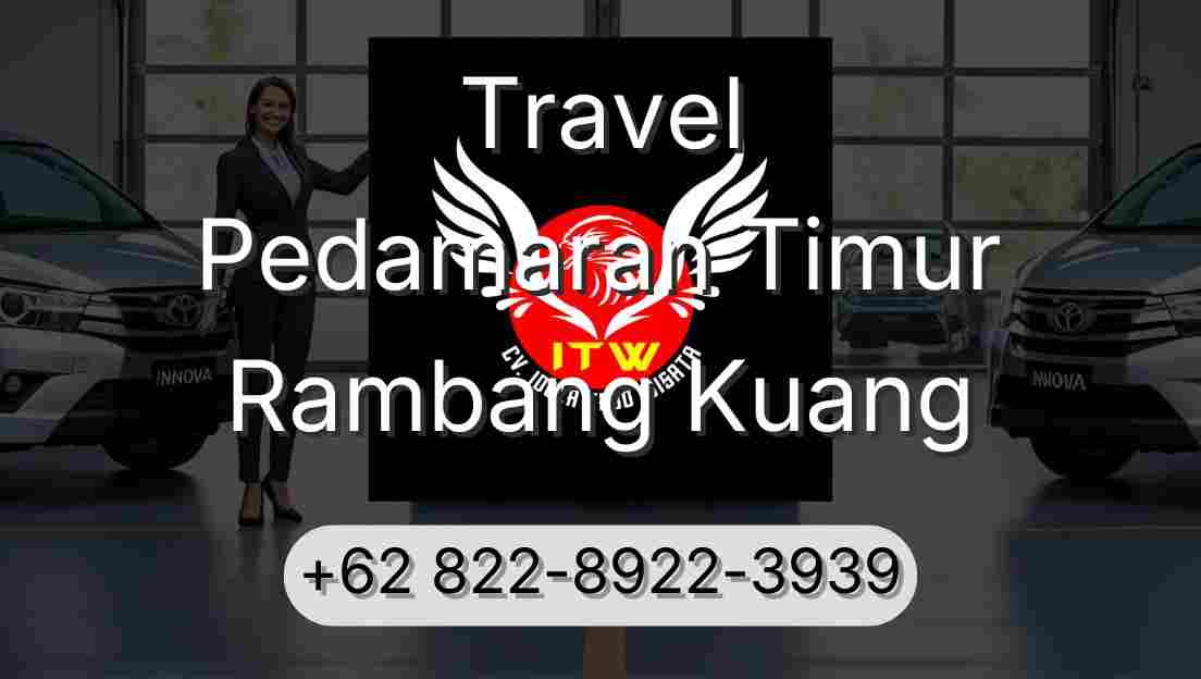 Travel Pedamaran Timur Rambang Kuang