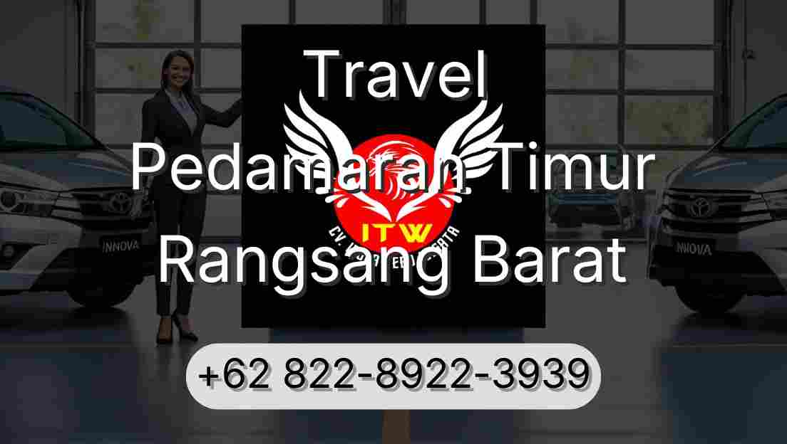 Travel Pedamaran Timur Rangsang Barat