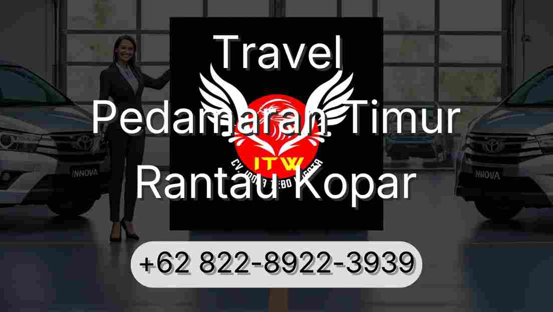 Travel Pedamaran Timur Rantau Kopar