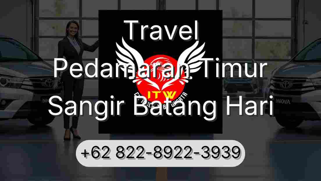 Travel Pedamaran Timur Sangir Batang Hari