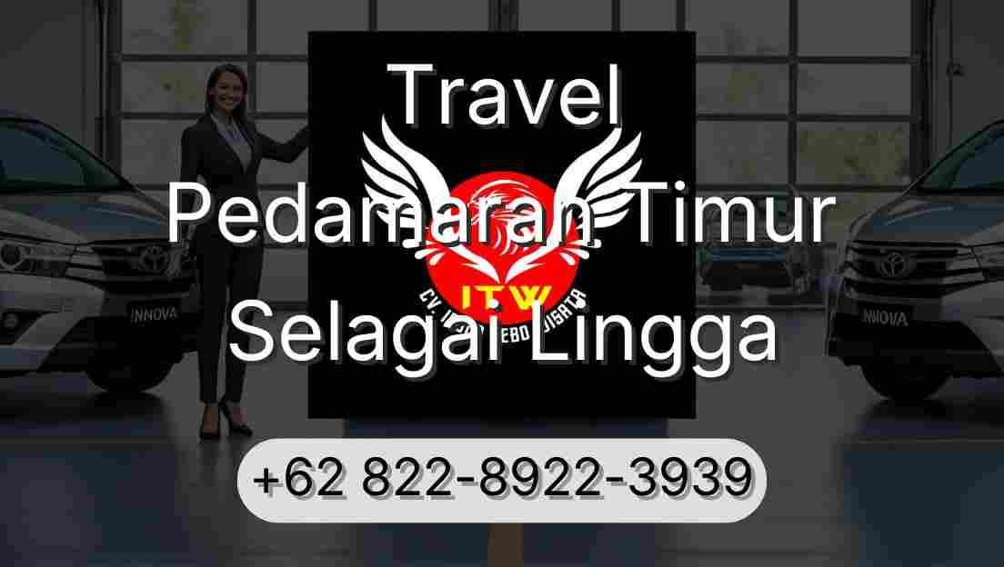 Travel Pedamaran Timur Selagai Lingga