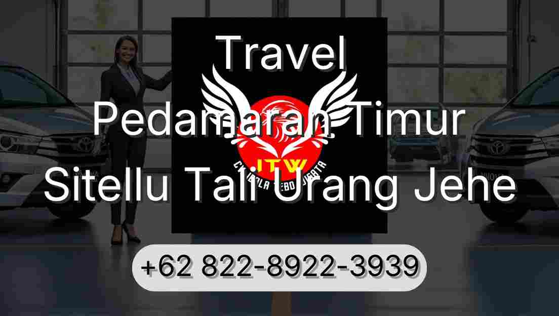 Travel Pedamaran Timur Sitellu Tali Urang Jehe