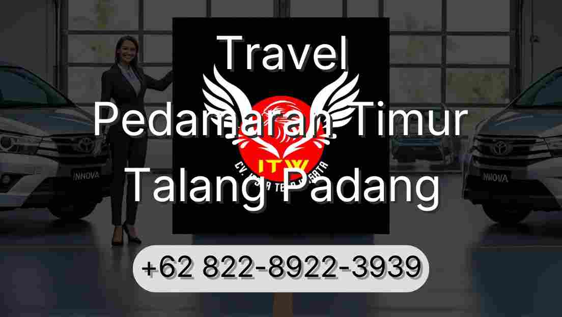 Travel Pedamaran Timur Talang Padang