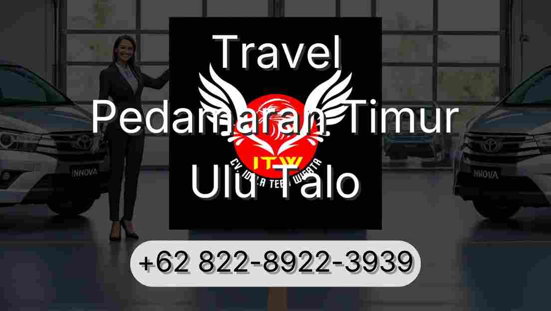 Travel Pedamaran Timur Ulu Talo