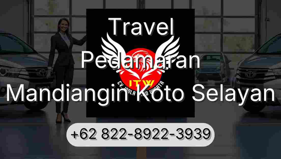 Travel Pedamaran Mandiangin Koto Selayan
