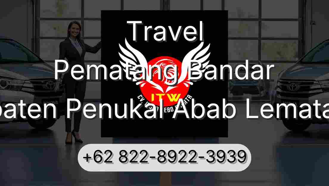 Travel Pematang Bandar Kabupaten Penukal Abab Lematang Ilir