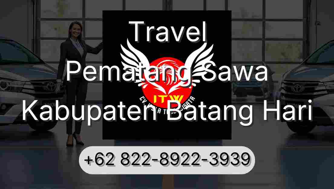 Travel Pematang Sawa Kabupaten Batang Hari