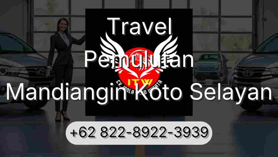 Travel Pemulutan Mandiangin Koto Selayan