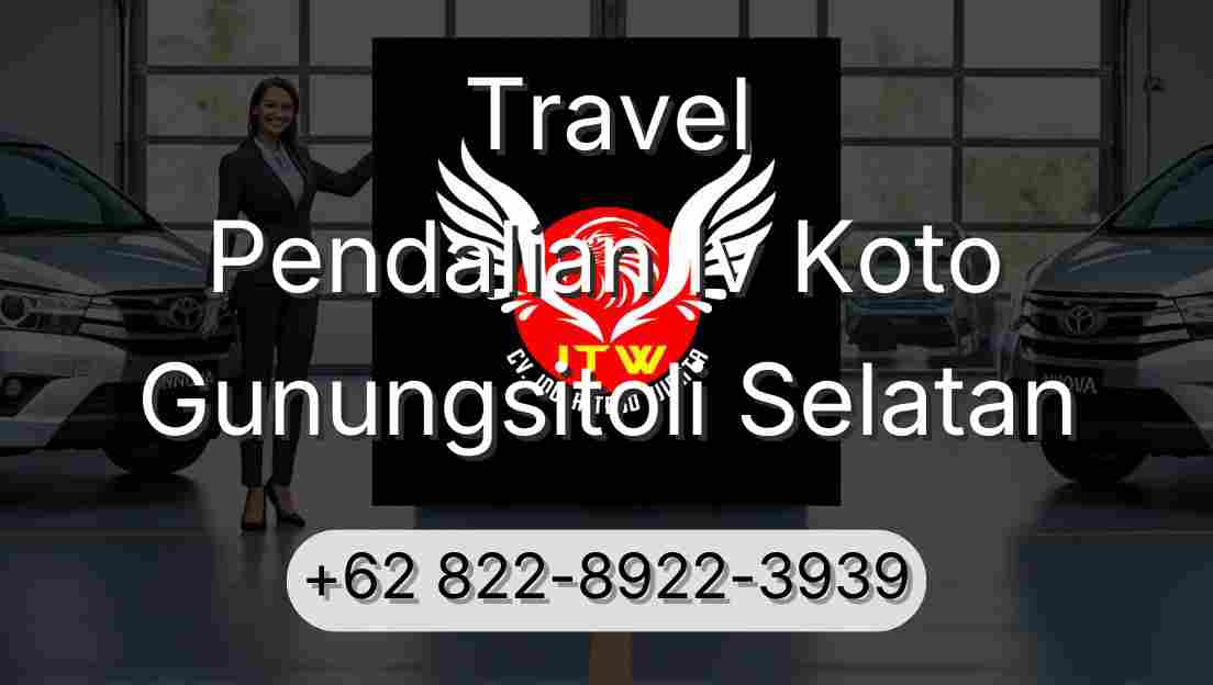 Travel Pendalian Iv Koto Gunungsitoli Selatan