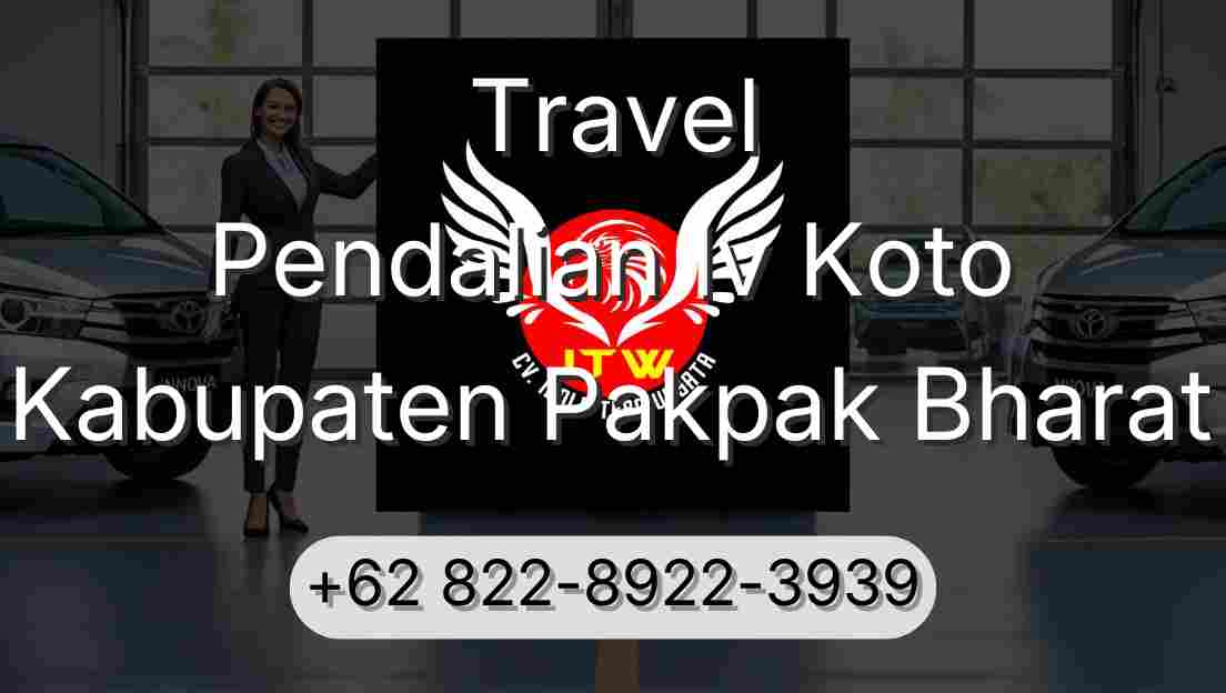 Travel Pendalian Iv Koto Kabupaten Pakpak Bharat