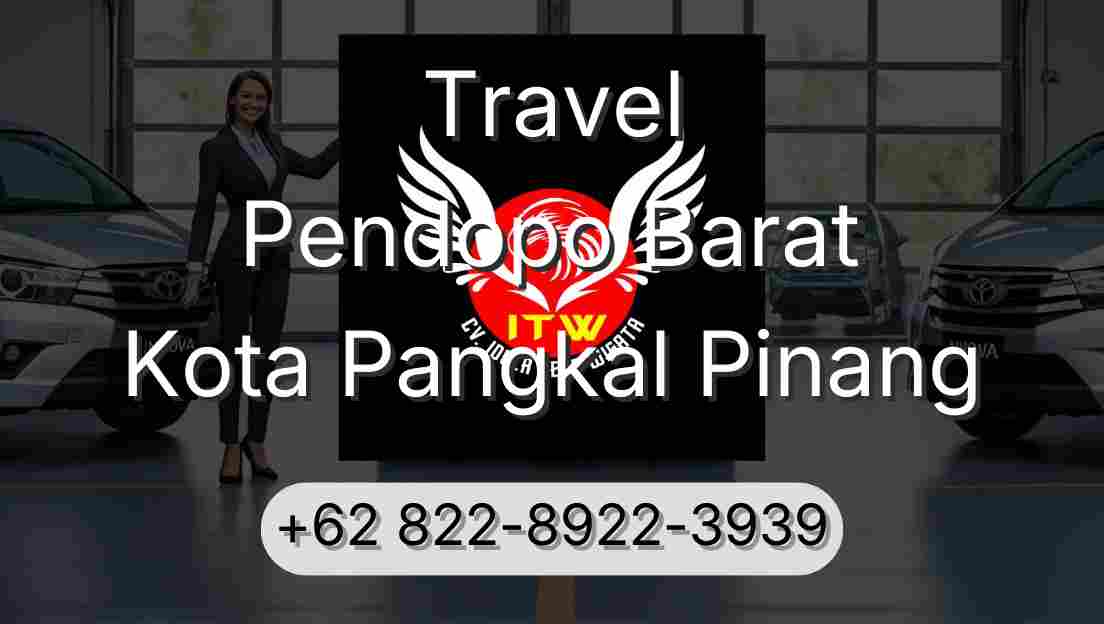 Travel Pendopo Barat Kota Pangkal Pinang