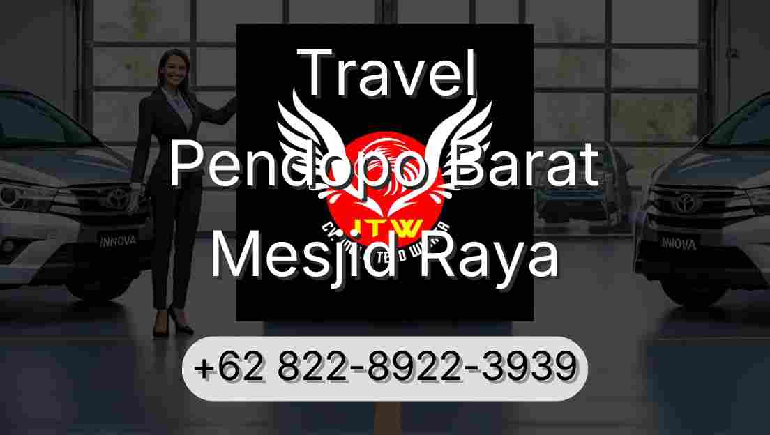 Travel Pendopo Barat Mesjid Raya