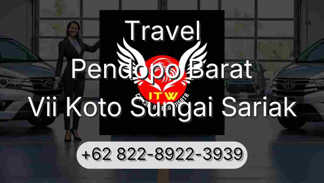 Travel Pendopo Barat Vii Koto Sungai Sariak