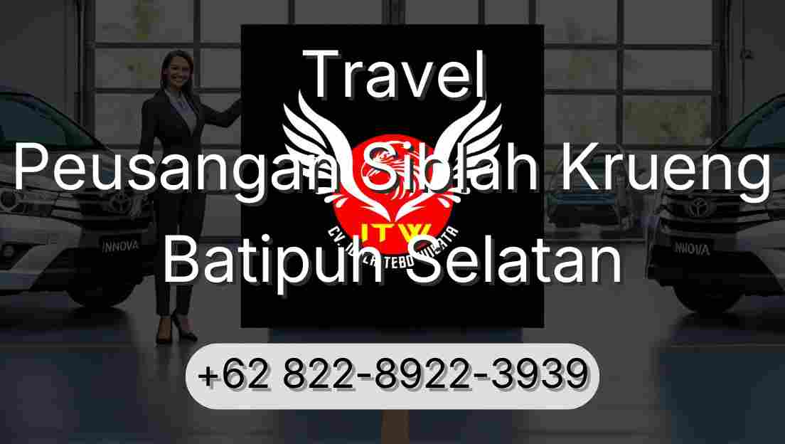 Travel Peusangan Siblah Krueng Batipuh Selatan