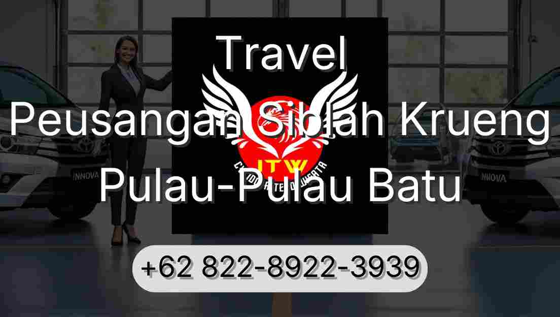 Travel Peusangan Siblah Krueng Pulau-Pulau Batu