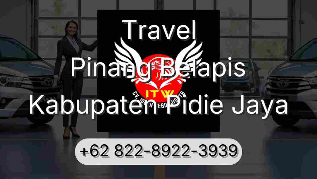 Travel Pinang Belapis Kabupaten Pidie Jaya