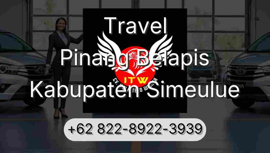 Travel Pinang Belapis Kabupaten Simeulue