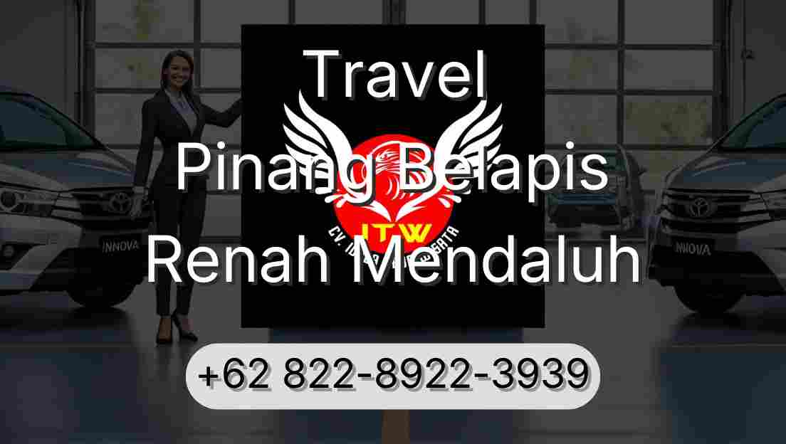 Travel Pinang Belapis Renah Mendaluh