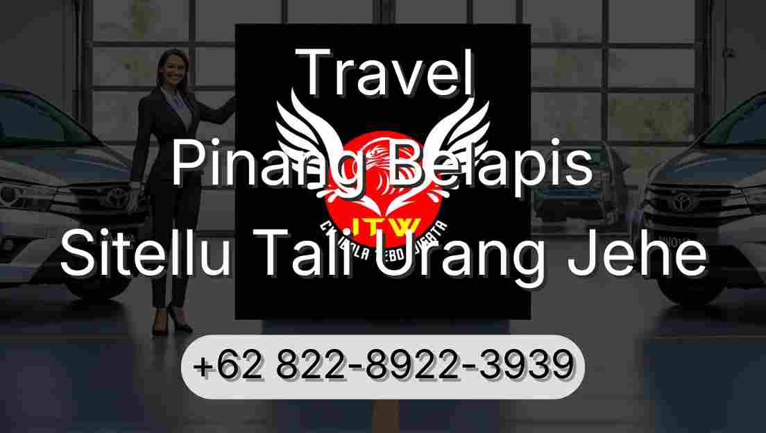 Travel Pinang Belapis Sitellu Tali Urang Jehe