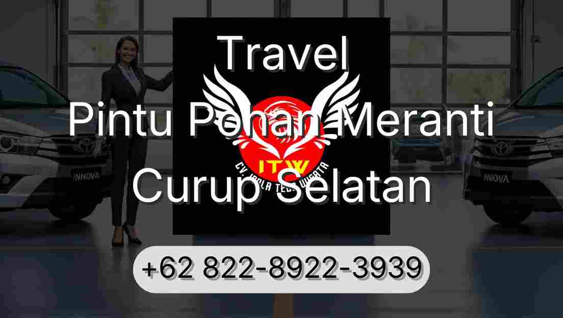 Travel Pintu Pohan Meranti Curup Selatan