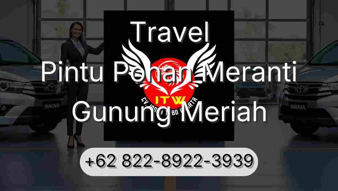 Travel Pintu Pohan Meranti Gunung Meriah