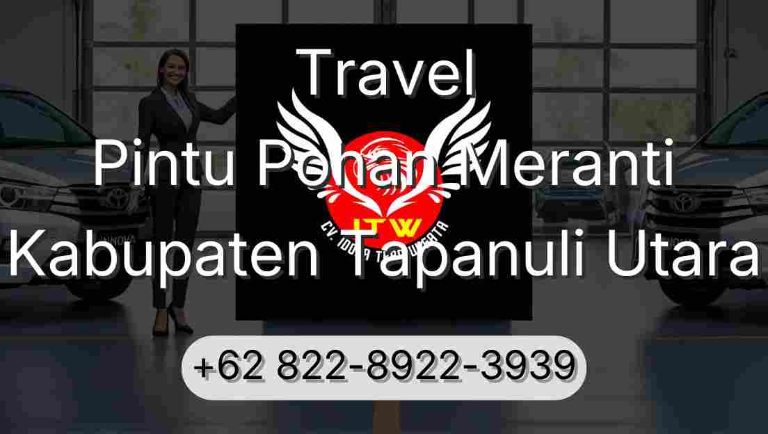 Travel Pintu Pohan Meranti Kabupaten Tapanuli Utara