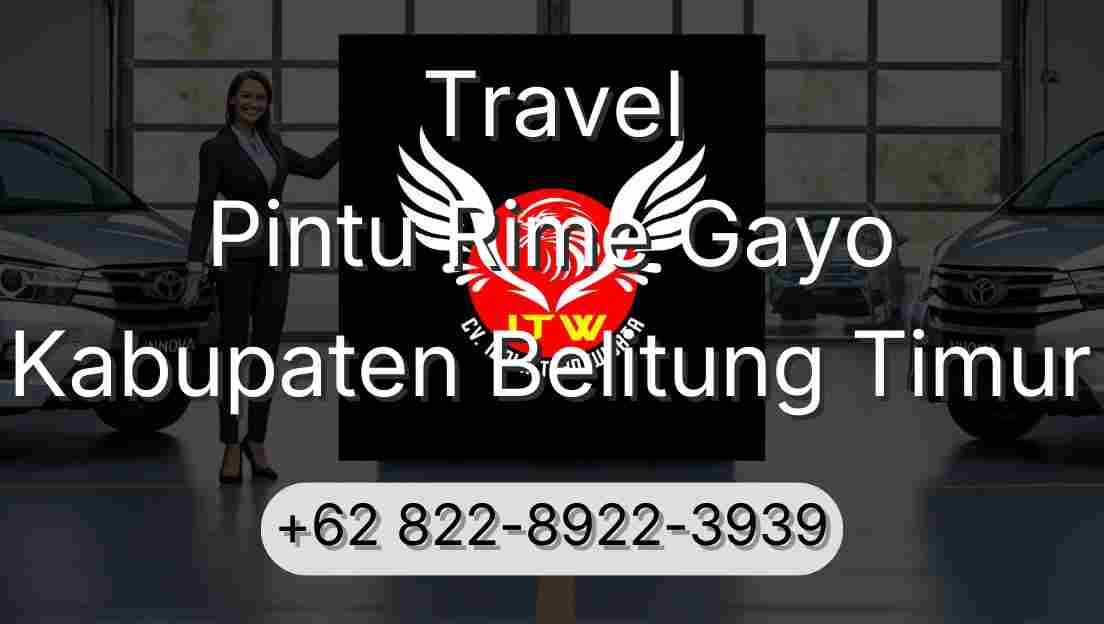 Travel Pintu Rime Gayo Kabupaten Belitung Timur