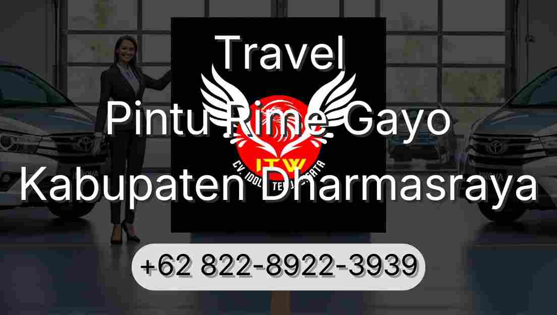 Travel Pintu Rime Gayo Kabupaten Dharmasraya