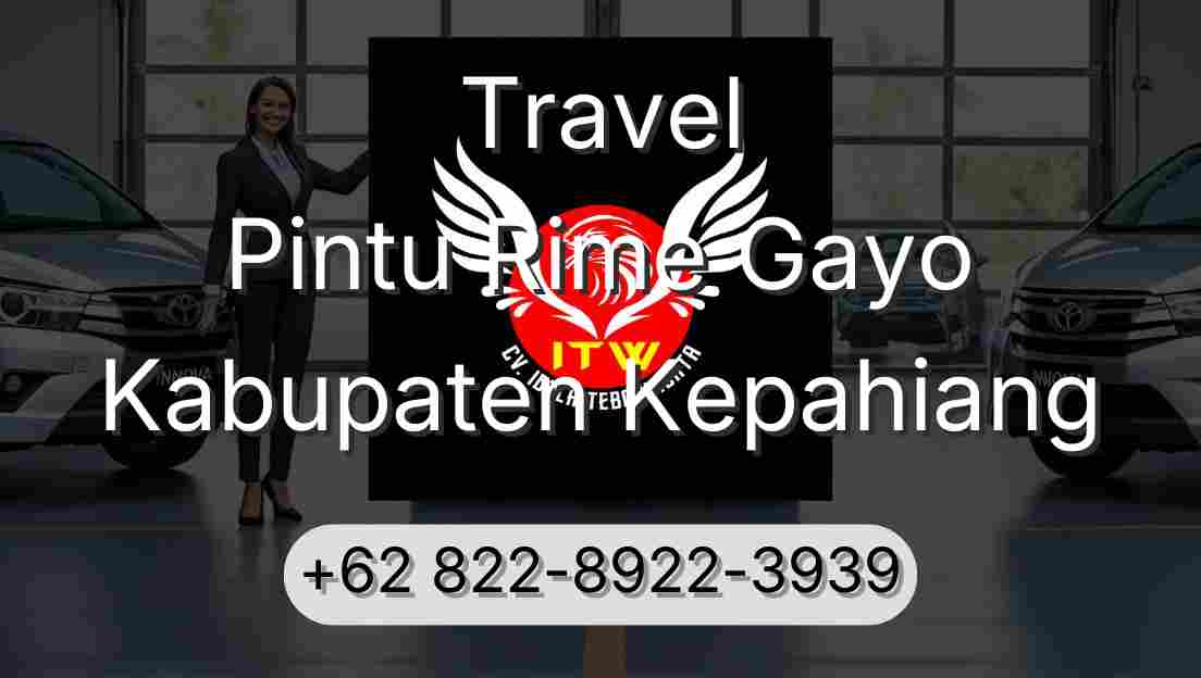 Travel Pintu Rime Gayo Kabupaten Kepahiang