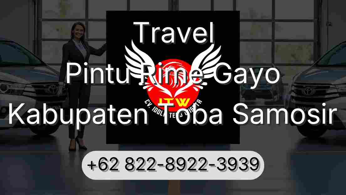 Travel Pintu Rime Gayo Kabupaten Toba Samosir