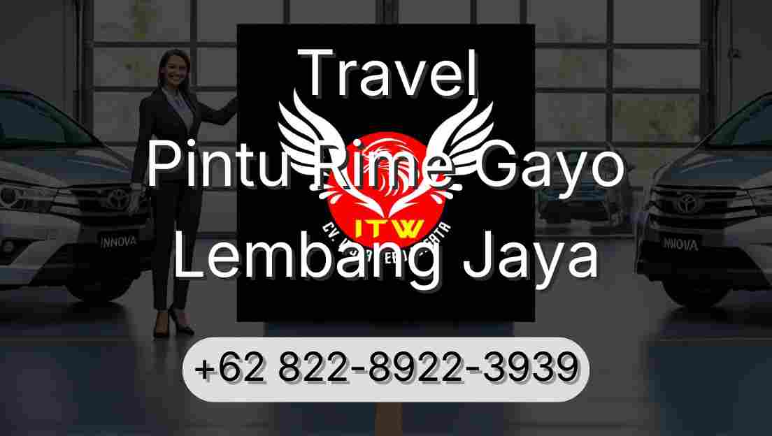 Travel Pintu Rime Gayo Lembang Jaya