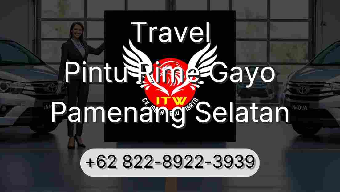 Travel Pintu Rime Gayo Pamenang Selatan