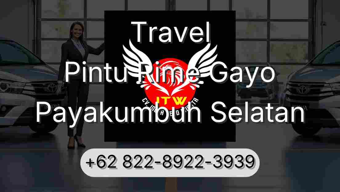 Travel Pintu Rime Gayo Payakumbuh Selatan