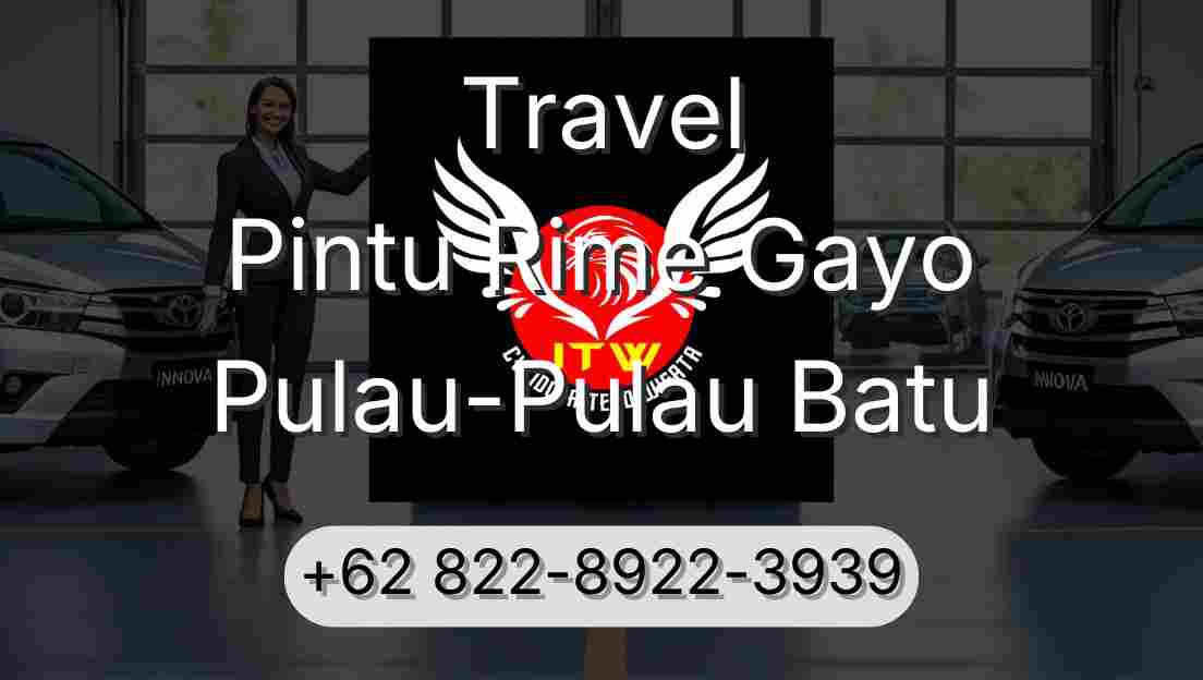 Travel Pintu Rime Gayo Pulau-Pulau Batu
