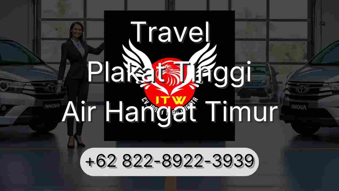 Travel Plakat Tinggi Air Hangat Timur