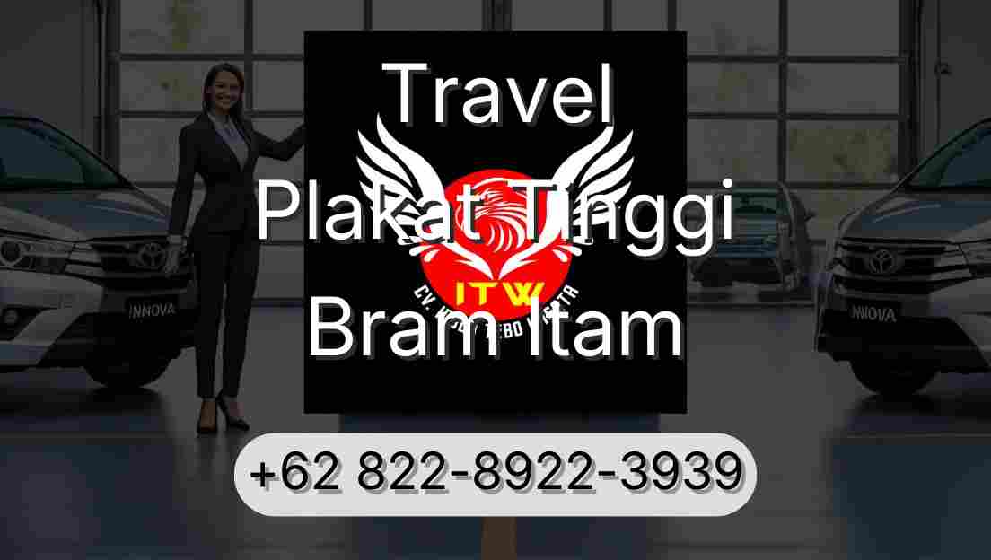 Travel Plakat Tinggi Bram Itam