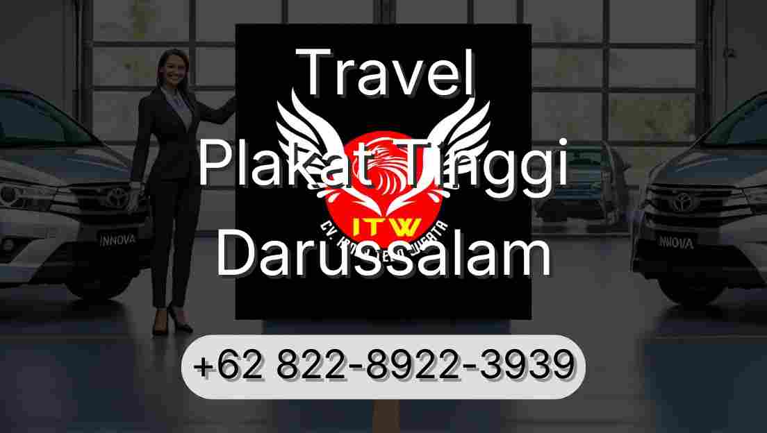 Travel Plakat Tinggi Darussalam