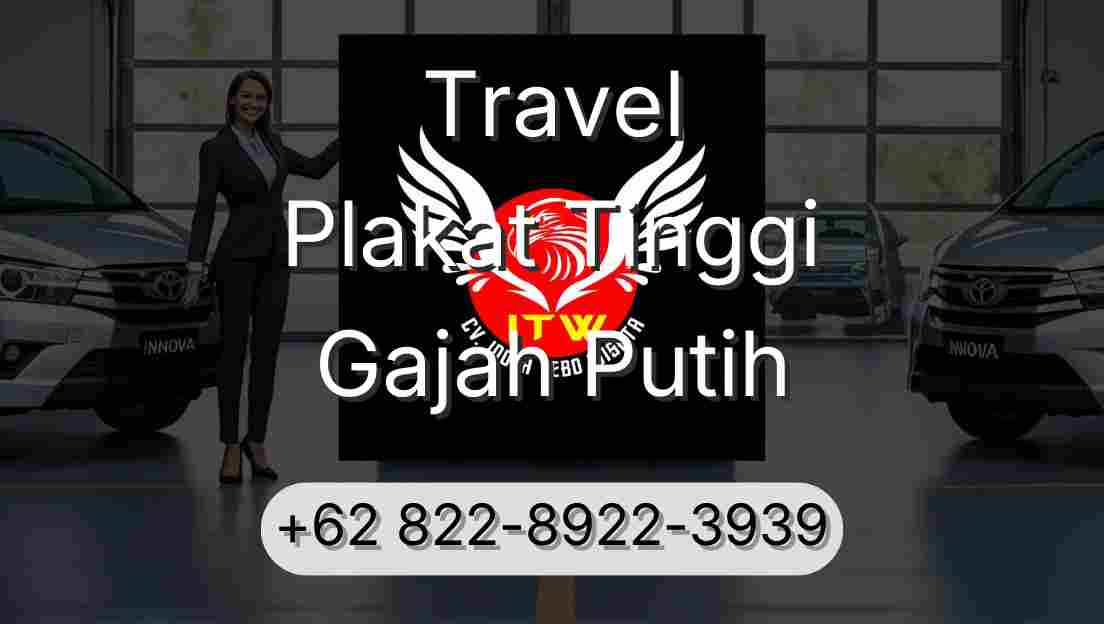 Travel Plakat Tinggi Gajah Putih