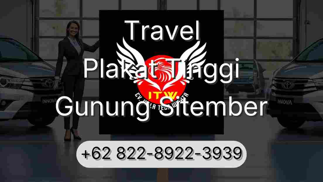 Travel Plakat Tinggi Gunung Sitember