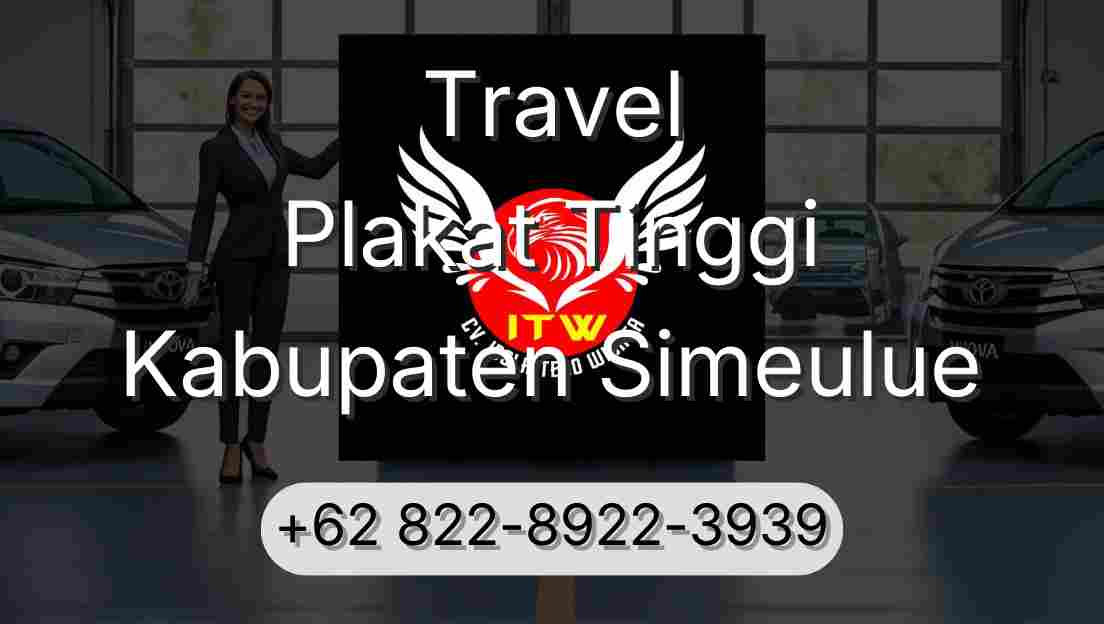 Travel Plakat Tinggi Kabupaten Simeulue