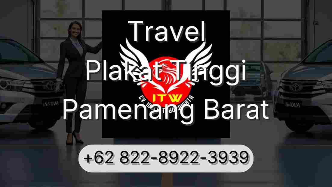 Travel Plakat Tinggi Pamenang Barat