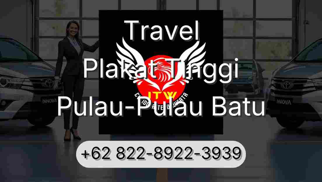 Travel Plakat Tinggi Pulau-Pulau Batu
