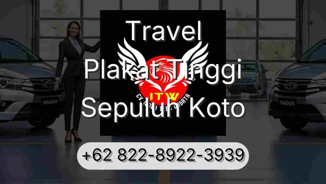Travel Plakat Tinggi Sepuluh Koto