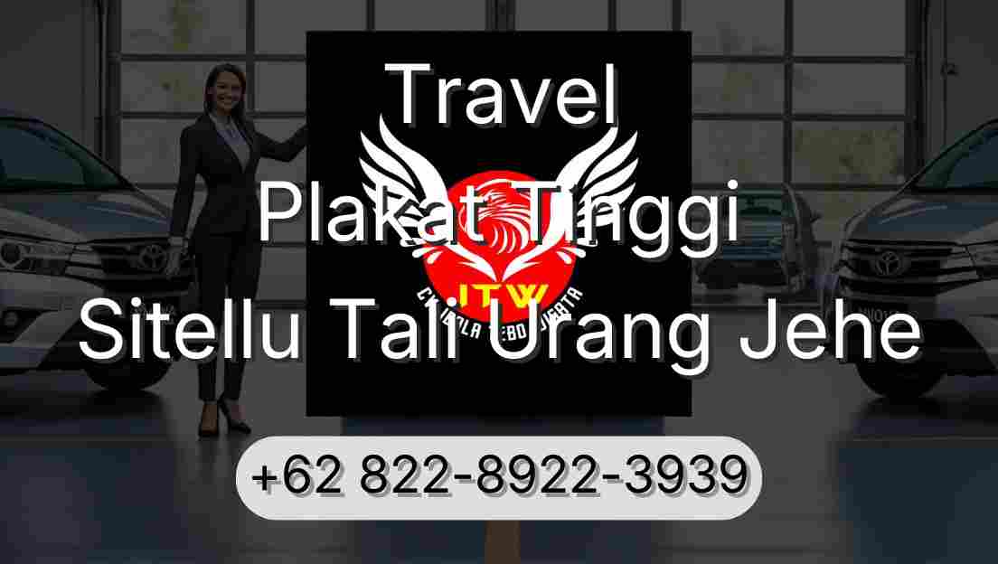 Travel Plakat Tinggi Sitellu Tali Urang Jehe