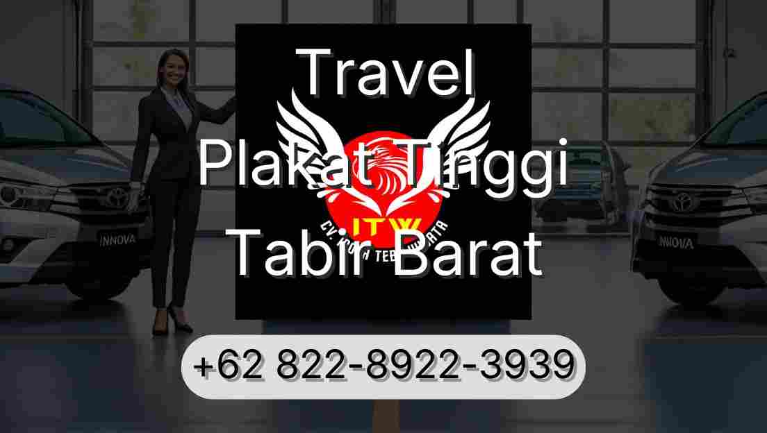 Travel Plakat Tinggi Tabir Barat