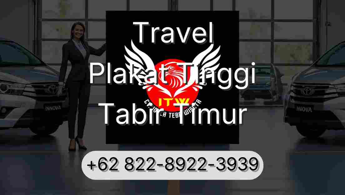 Travel Plakat Tinggi Tabir Timur