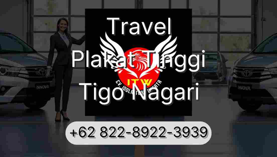 Travel Plakat Tinggi Tigo Nagari