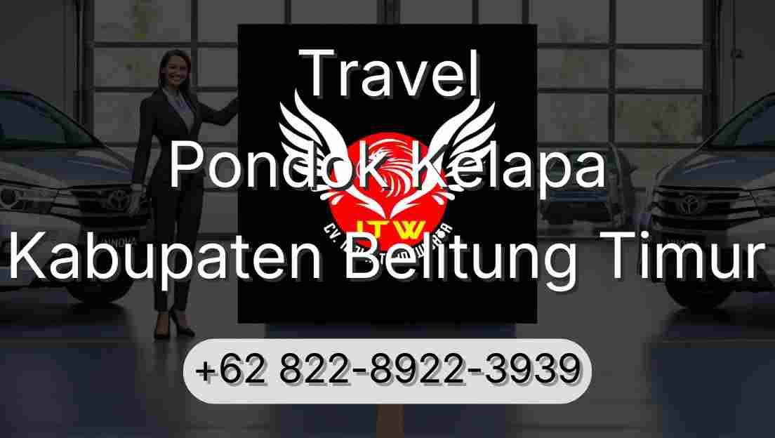 Travel Pondok Kelapa Kabupaten Belitung Timur