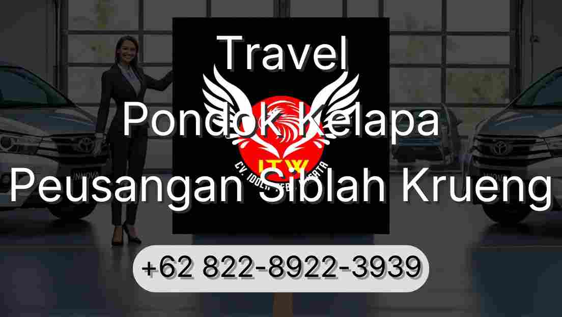 Travel Pondok Kelapa Peusangan Siblah Krueng